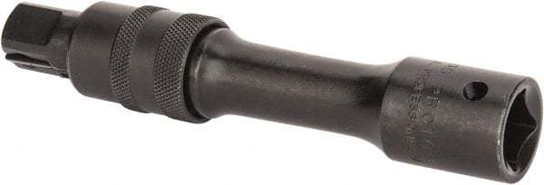 Proto - 1/2" Drive Impact Locking Socket Extension - 5" OAL, Black Oxide Finish - Exact Industrial Supply