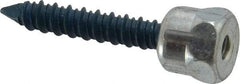 Buildex - 1/4" Zinc-Plated Steel Vertical (End Drilled) Mount Threaded Rod Anchor - 5/8" Diam x 1-1/2" Long, 2,810 Lb Ultimate Pullout, For Use with Concrete/Masonry - Exact Industrial Supply