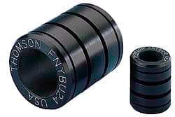 Thomson Industries - 5/8" ID, 1,450 Lb Static Load Capacity, Closed Linear Bearing - 1-1/8" OD - Exact Industrial Supply