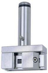 Accupro - 0.9843" Jaw Width, 0.785 Jaw Opening Capacity, 37.08mm Jaw Height, Toolmaker's Vise - Flat Jaw, 105mm OAL x 29.97mm OAW x 4.215" OAH - Exact Industrial Supply