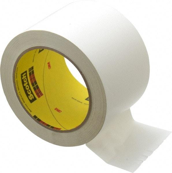 3M - White Solid Color Vinyl Tape - 3" Wide x 108' Long x 5.2 mil Thick, General Traffic - Exact Industrial Supply