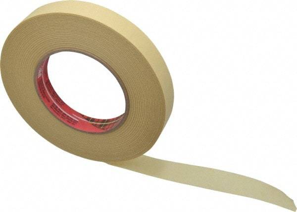 3M - 3/4" Wide x 60 Yd Long Tan Paper Masking Tape - Series 2693, 7.9 mil Thick, 29 In/Lb Tensile Strength - Exact Industrial Supply