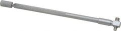 Value Collection - 5/16 to 1/2 Inch, 4.2 Inch Overall Length, Telescoping Gage - 4 Inch Long Handle, Hardened Tool Steel, Satin Chrome Finish - Exact Industrial Supply