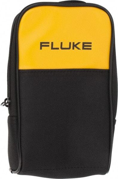 Fluke - Black/Yellow Electrical Test Equipment Case - Use with Digital Multimeters - Exact Industrial Supply