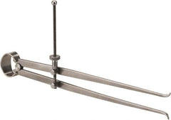 Value Collection - 10 Inch Leg, Spring Joint, Steel, Polished, Inside Caliper - 10 Inch Max Measurement, 250mm Max Measurement, Flat Leg with Quick Nut Adjustment - Exact Industrial Supply
