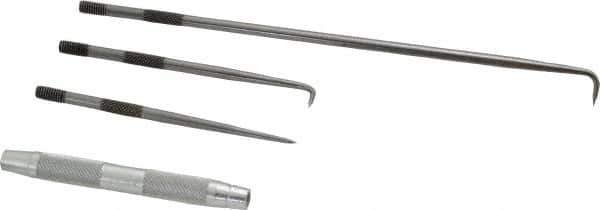 General - 6" OAL Straight/Bent Scriber - Carbide Point with Interchangeable Point - Exact Industrial Supply