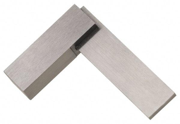 Value Collection - 5" Blade Length, 3" Base Length Steel Square - 0.0003" Accuracy - Exact Industrial Supply