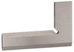 Value Collection - 6-1/4" Blade Length, 4" Base Length Steel Square - 0.0014" Accuracy, Beveled Edge - Exact Industrial Supply
