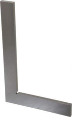 Value Collection - 8-1/2" Blade Length, 5-1/8" Base Length Tool Steel Square - 0.0016" Accuracy - Exact Industrial Supply