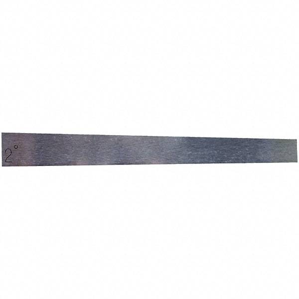 Value Collection - 2° Angle, 3 Inch Long, Angle Block - 55 RC Hardness - Exact Industrial Supply