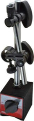Value Collection - 130 Lb Magnetic Force, Fine Adjustment Indicator Positioner & Holder with Base - Post & Rod, Rectangular Base, 55mm Base Height, 63mm Base Length, 50mm Base Width - Exact Industrial Supply