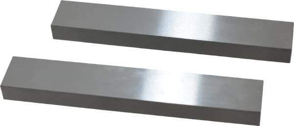 Value Collection - 6" Long x 1" High x 1/2" Thick, Tool Steel Parallel - Sold as Matched Pair - Exact Industrial Supply