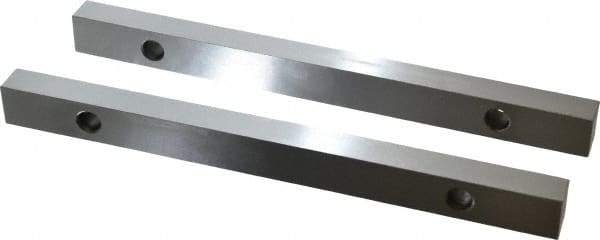 Value Collection - 12" Long x 1" High x 3/4" Thick, Tool Steel Parallel - Sold as Matched Pair - Exact Industrial Supply