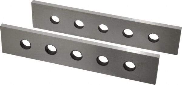 Value Collection - 6" Long x 1-1/4" High x 3/16" Thick, Tool Steel Two Face Parallel - 0.0003" Parallelism, Sold as Individual - Exact Industrial Supply
