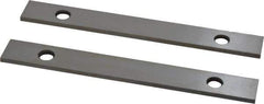 Value Collection - 6" Long x 3/4" High x 1/8" Thick, Tool Steel Parallel - 0.0002" Parallelism, Sold as Matched Pair - Exact Industrial Supply