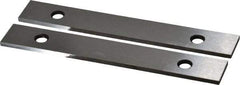 Value Collection - 6" Long x 7/8" High x 1/8" Thick, Tool Steel Parallel - 0.0002" Parallelism, Sold as Matched Pair - Exact Industrial Supply