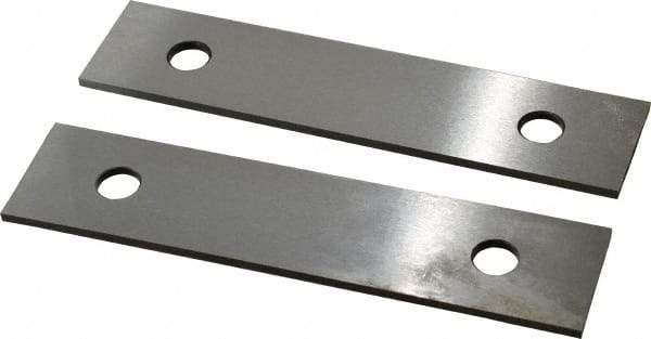 Value Collection - 6" Long x 1-3/8" High x 1/8" Thick, Tool Steel Parallel - 0.0002" Parallelism, Sold as Matched Pair - Exact Industrial Supply