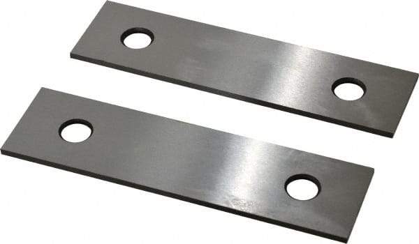 Value Collection - 6" Long x 1-5/8" High x 1/8" Thick, Tool Steel Parallel - 0.0002" Parallelism, Sold as Matched Pair - Exact Industrial Supply