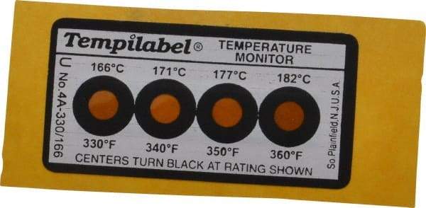 Tempil - 166/171/177/182°C Temp Indicating Label - Exact Industrial Supply