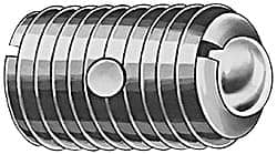 TE-CO - M6x1.0, 3.51mm Ball Diam, 14mm Body Length, 0.99mm Max Ball Reach, Threaded Ball Plunger - Exact Industrial Supply