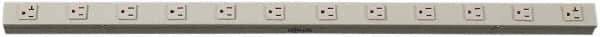 Tripp-Lite - 12 Outlets, 120 VAC20 Amps, 15' Cord, Power Outlet Strip - Clip Mount, Hardwire NEMA Configuration, 36" Strip - Exact Industrial Supply