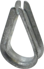 Value Collection - 5/16" Wire Rope Thimble Clip - Steel, Galvanized - Exact Industrial Supply