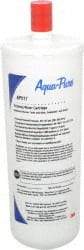 3M Aqua-Pure - 3-5/8" OD, 5µ, Cellulose Fiber Replacement Cartridge for AP510 - 9" Long, Reduces Sediments, Tastes, Odors, Chlorine & Scale - Exact Industrial Supply