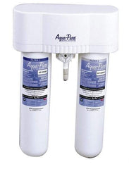 3M Aqua-Pure - 0.6 GPM Max Flow Rate, 1/4 Inch Pipe, Under Sink, Dual Filtration Water Filter System - 2 Housings, Reduces Sediment, Taste, Odor, Chlorine, VOC's, MTBE's, Lead, Cysts - Exact Industrial Supply