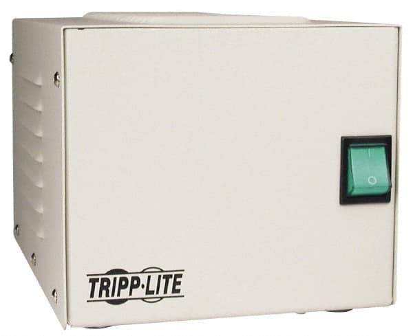 Tripp-Lite - 120 Volt Output, 60 Hz, 500 VA, General Purpose Transformer - 5-15R NEMA Rating, 6.25 Inch Wide x 9-1/4 Inch Deep x 5-3/4 Inch High, Wall Mount - Exact Industrial Supply
