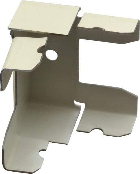 Wiremold - 1-3/4 Inch Long x 1-3/4 Inch Wide x 1-29/32 Inch High, Raceway Elbow End - 90°, Ivory, For Use with Wiremold 2400 Series Raceways - Exact Industrial Supply