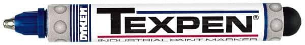 Dykem - Blue Paint Marker - Medium Tip, Oil Based - Exact Industrial Supply