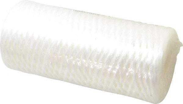 Pentair - 4-1/2" OD, 50µ, Fibrillated Polypropylene String-Wound Cartridge Filter - 9-7/8" Long, Reduces Sediments - Exact Industrial Supply