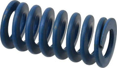 Associated Spring Raymond - 1" Hole Diam, 1/2" Rod Diam, 2" Free Length, Blue Die Spring - 260 Lb Max Deflection, 1" Max Deflection, Medium Duty, Chromium Alloy Steel - Exact Industrial Supply
