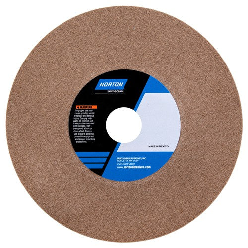 5 × 1/2 × 1″ Gemini Bench and Pedestal Wheel 57A 100 K VBE Type 01 - Exact Industrial Supply