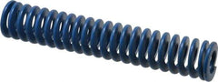 Associated Spring Raymond - 1" Hole Diam, 1/2" Rod Diam, 5-1/2" Free Length, Blue Die Spring - 242 Lb Max Deflection, 2.75" Max Deflection, Medium Duty, Chromium Alloy Steel - Exact Industrial Supply