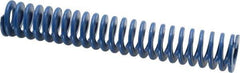 Associated Spring Raymond - 1" Hole Diam, 1/2" Rod Diam, 6" Free Length, Blue Die Spring - 240 Lb Max Deflection, 3" Max Deflection, Medium Duty, Chromium Alloy Steel - Exact Industrial Supply