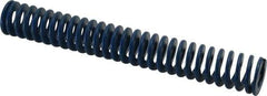 Associated Spring Raymond - 1" Hole Diam, 1/2" Rod Diam, 7" Free Length, Blue Die Spring - 252 Lb Max Deflection, 3.5" Max Deflection, Medium Duty, Chromium Alloy Steel - Exact Industrial Supply