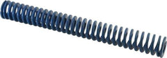 Associated Spring Raymond - 1" Hole Diam, 1/2" Rod Diam, 8" Free Length, Blue Die Spring - 240 Lb Max Deflection, 4" Max Deflection, Medium Duty, Chromium Alloy Steel - Exact Industrial Supply