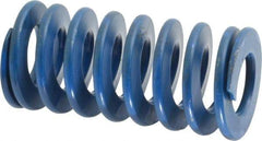 Associated Spring Raymond - 1-1/2" Hole Diam, 3/4" Rod Diam, 3" Free Length, Blue Die Spring - 540 Lb Max Deflection, 1.5" Max Deflection, Medium Duty, Chromium Alloy Steel - Exact Industrial Supply