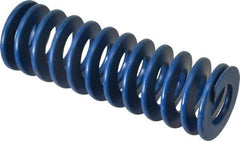 Associated Spring Raymond - 1-1/2" Hole Diam, 3/4" Rod Diam, 4-1/2" Free Length, Blue Die Spring - 517.5 Lb Max Deflection, 2.25" Max Deflection, Medium Duty, Chromium Alloy Steel - Exact Industrial Supply