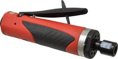 Sioux Tools - 1/4" Collet, Straight Handle, Straight Air Die Grinder - 12,000 RPM, Rear Exhaust, 30 CFM, 1 hp, 6.21 bar, 1/4 NPT - Exact Industrial Supply
