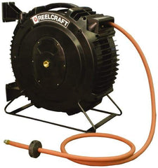 Reelcraft - 66' Spring Retractable Hose Reel - 232 psi, Hose Included - Exact Industrial Supply