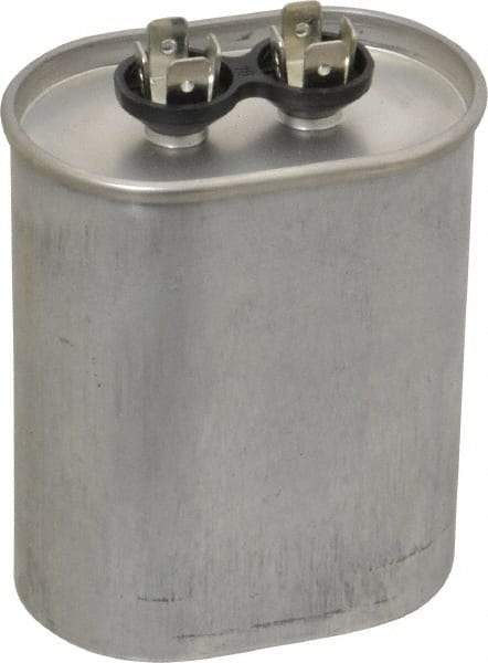 Value Collection - 40 Microfarad Motor Capacitor - 440 Volts, 2.91" Wide x 1.91" Deep x 4-3/4" High - Exact Industrial Supply