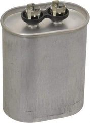 Value Collection - 40 Microfarad Motor Capacitor - 440 Volts, 2.91" Wide x 1.91" Deep x 4-3/4" High - Exact Industrial Supply