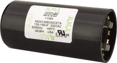 Value Collection - 130-156 Microfarad Motor Capacitor - 330 Volts - Exact Industrial Supply