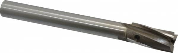 Value Collection - 5/8" Diam, 1/2" Shank, Diam, 3 Flutes, Straight Shank, Interchangeable Pilot Counterbore - Exact Industrial Supply