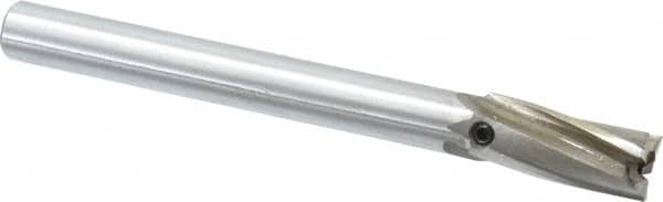 Value Collection - 7/16" Diam, 3/8" Shank, Diam, 3 Flutes, Straight Shank, Interchangeable Pilot Counterbore - Exact Industrial Supply