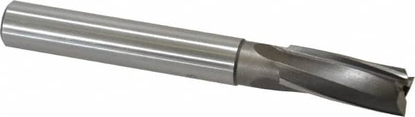 Value Collection - 17/32" Diam, 1/2" Shank, Diam, 3 Flutes, Straight Shank, Interchangeable Pilot Counterbore - Exact Industrial Supply