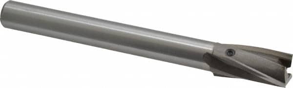 Value Collection - 5/8" Diam, 1/2" Shank, Diam, 3 Flutes, Straight Shank, Interchangeable Pilot Counterbore - Exact Industrial Supply