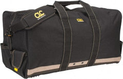 CLC - 6 Pocket Black Polyester Tool Bag - 24" Wide x 12" Deep x 12" High - Exact Industrial Supply